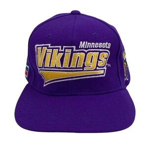 Vintage Starter Minnesota Vikings Snapback Hat NFL Pro Line 100% Wool